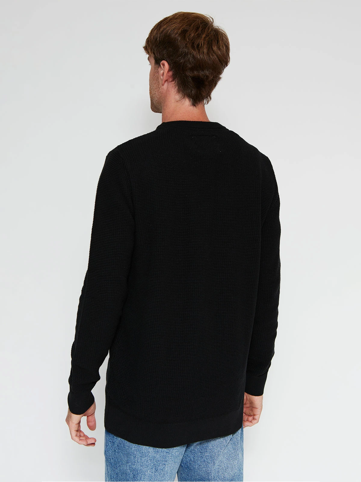 SWEATER HOMBRE ROBERT LEWIS ALGODÓN CUELLO REDONDO - 2