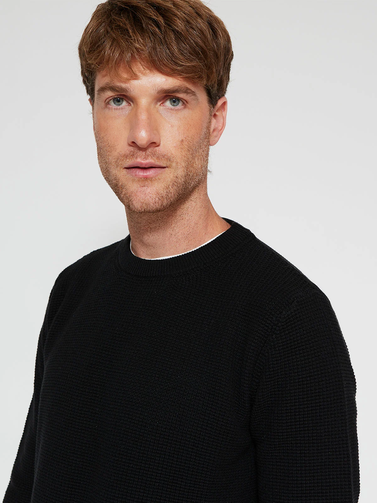 SWEATER HOMBRE ROBERT LEWIS ALGODÓN CUELLO REDONDO - 3