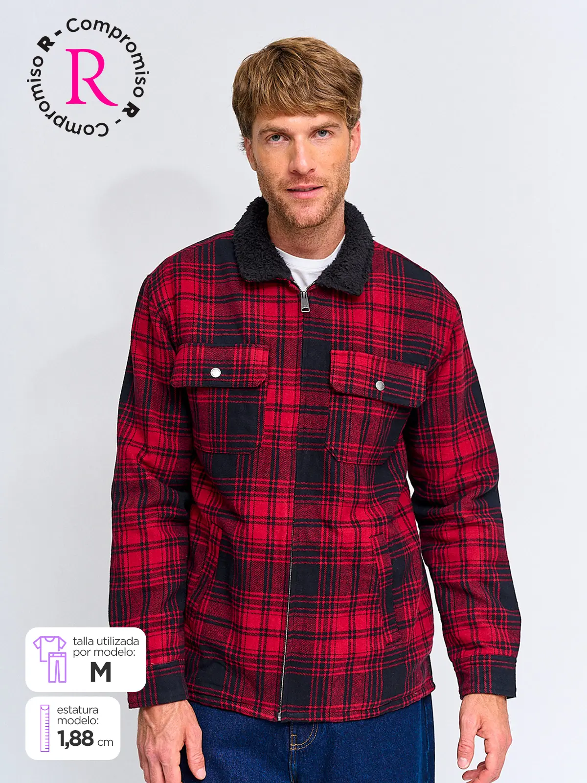 CHAQUETA HOMBRE AEROPOSTALE ALGODÓN CHIPORRO - 1