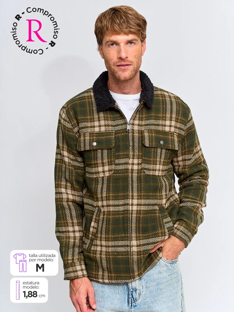 CHAQUETA HOMBRE AEROPOSTALE ALGODÓN CHIPORRO