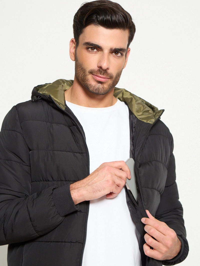 PARKA HOMBRE PEPE JEANS PUFFER BÁSICA CAPUCHA - 3