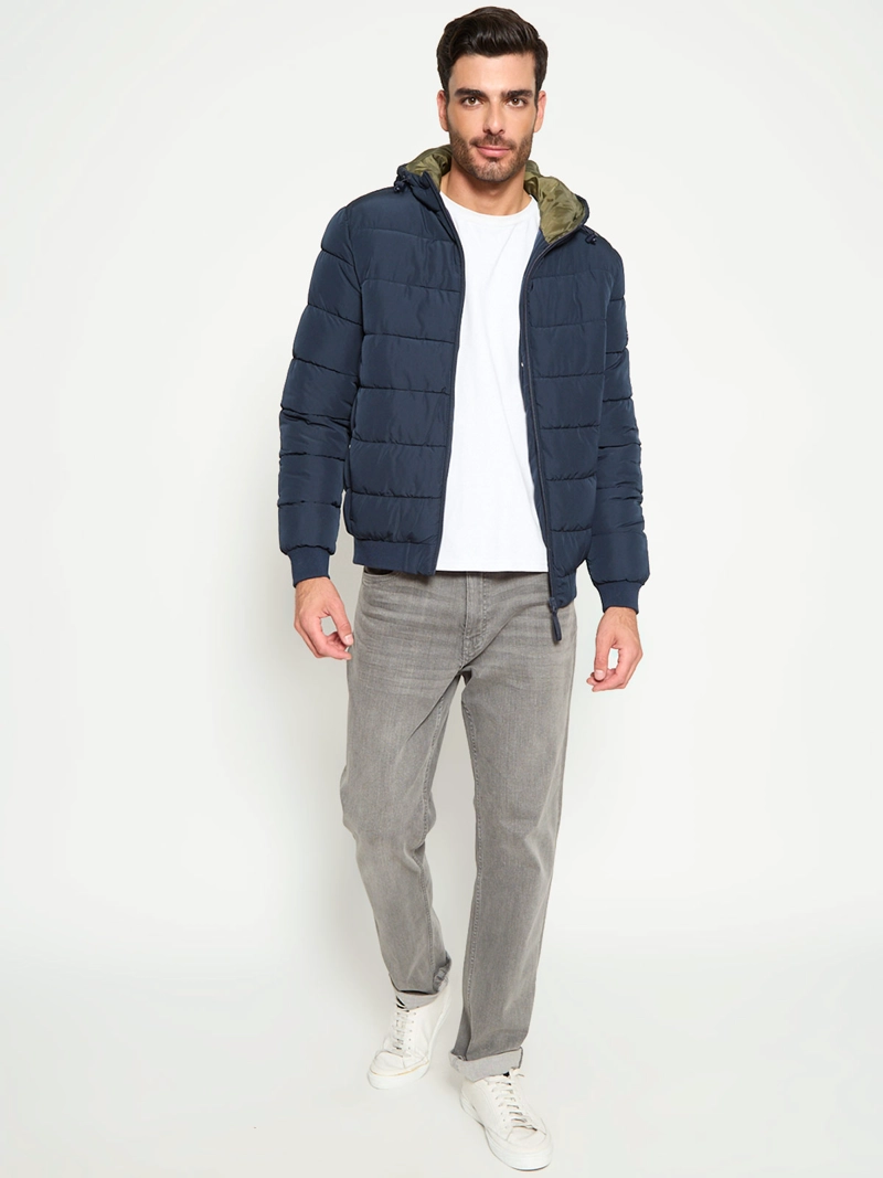 PARKA HOMBRE PEPE JEANS PUFFER BÁSICA CAPUCHA - 4