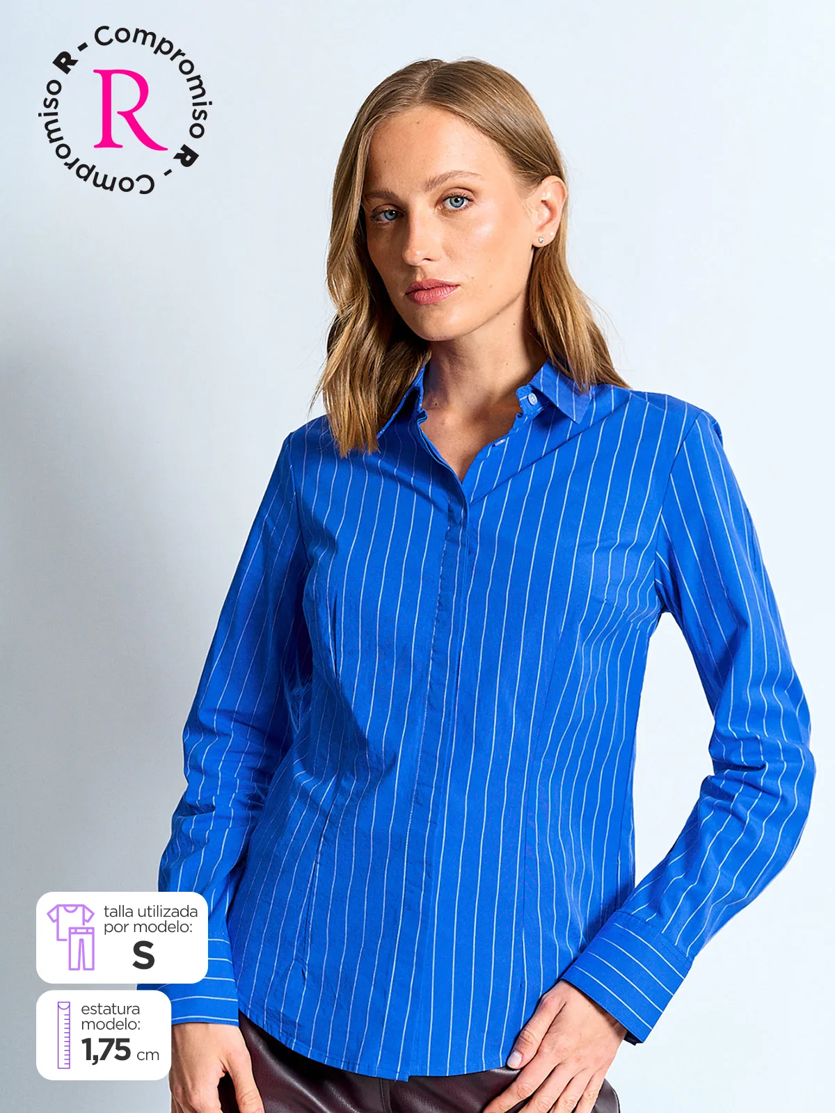 BLUSA MUJER MARQUIS ALGODÓN CAMISERA - 1