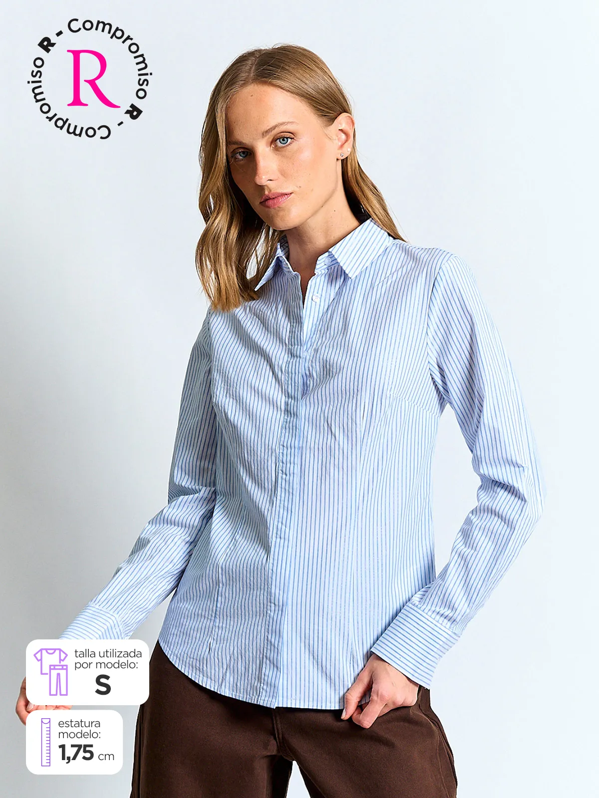 BLUSA MUJER MARQUIS ALGODÓN CAMISERA - 1