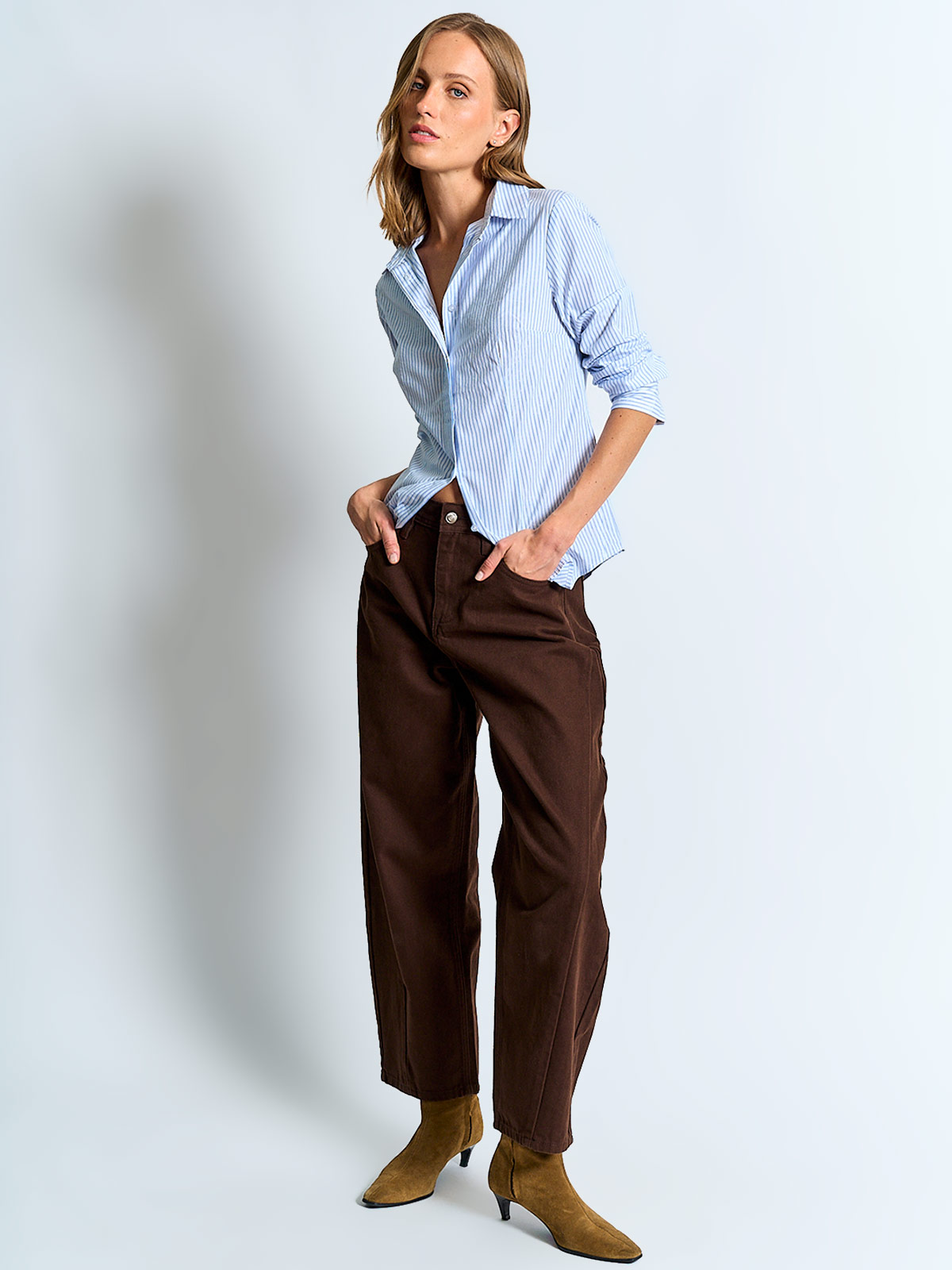BLUSA MUJER MARQUIS ALGODÓN CAMISERA - 4