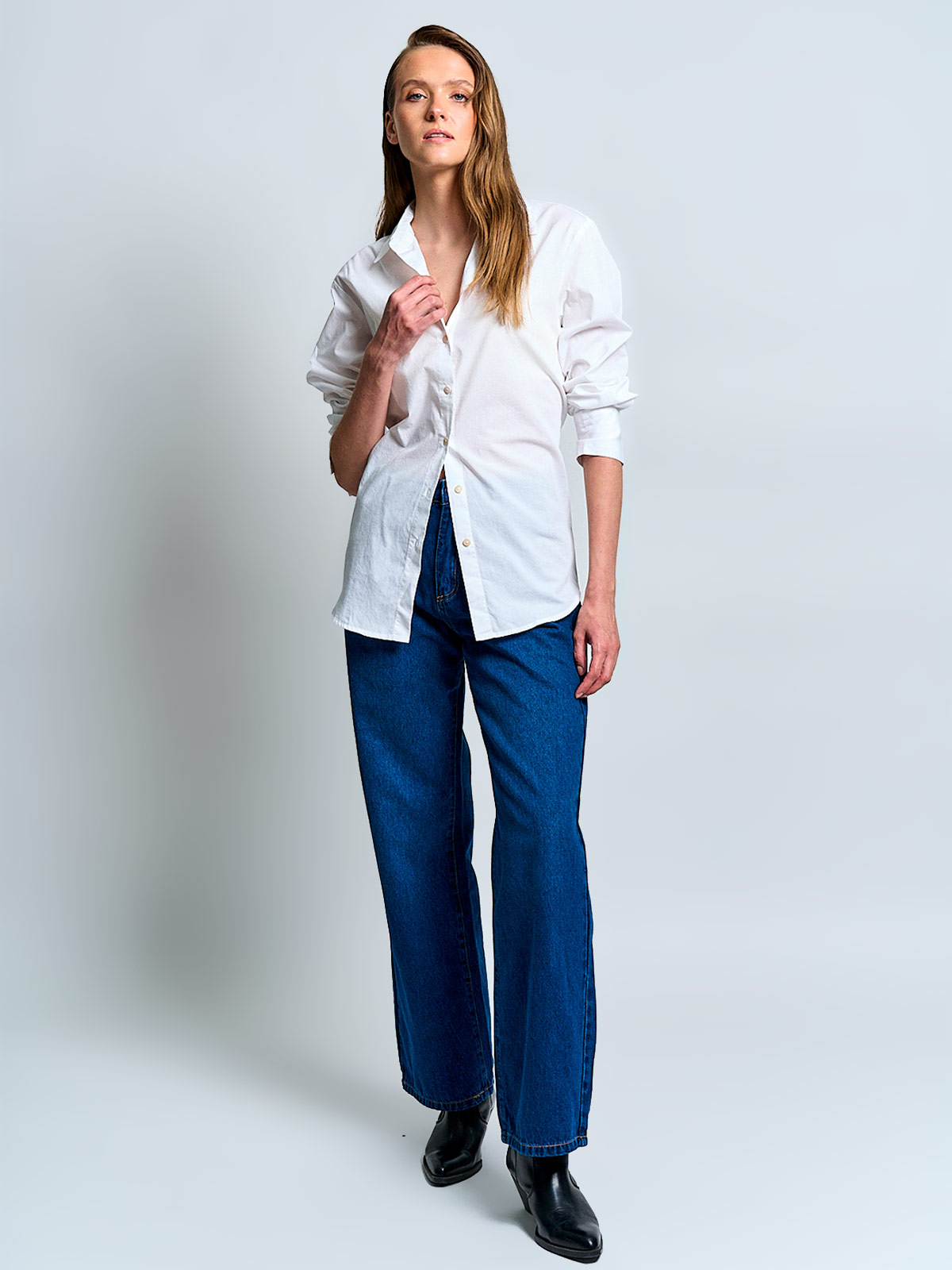 BLUSA MUJER MARQUIS ALGODÓN CAMISERA - 4