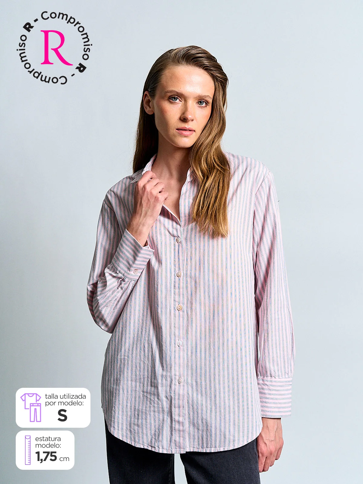 BLUSA MUJER MARQUIS ALGODÓN CAMISERA - 1