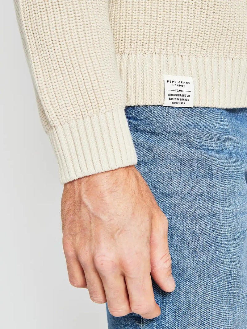 SWEATER HOMBRE PEPE JEANS ALGODÓN CUELLO REDONDO - 3