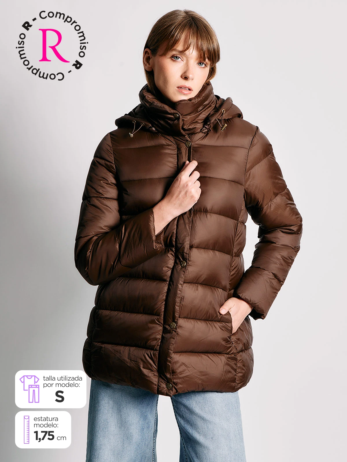PARKA MUJER TATIENNE LARGA ACOLCHADA - 1