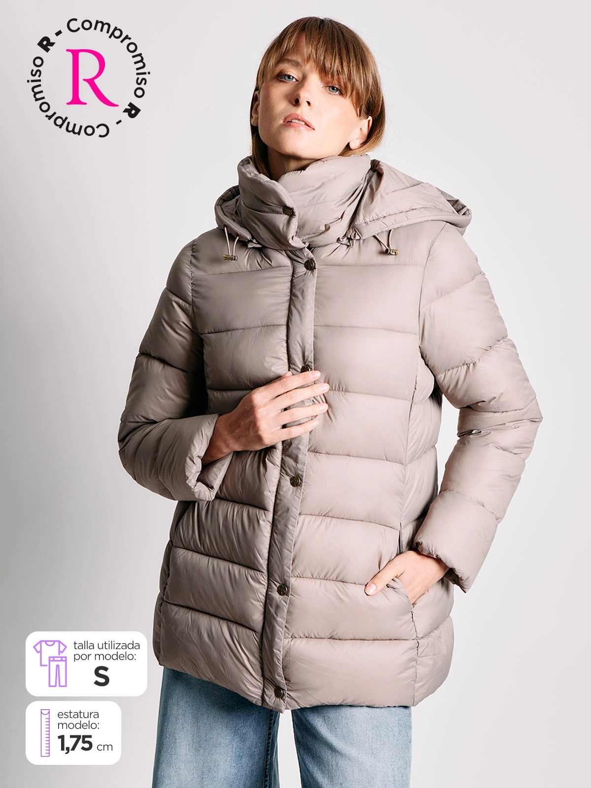 PARKA MUJER TATIENNE LARGA ACOLCHADA - 1