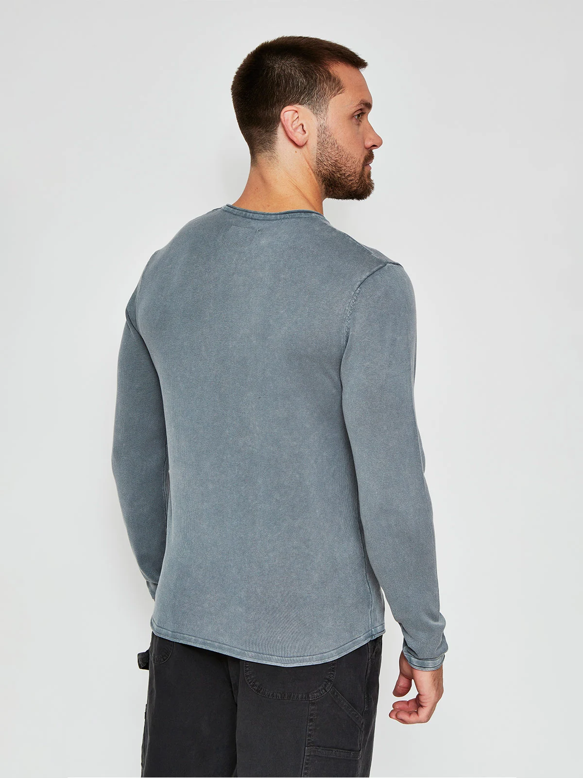SWEATER HOMBRE BARBADOS BÁSICO LAVADO - 2