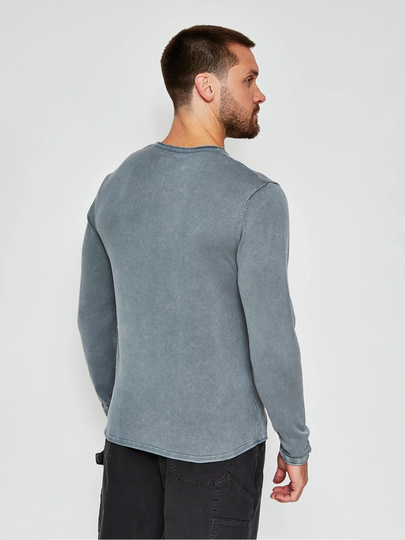 SWEATER HOMBRE BARBADOS BÁSICO LAVADO - 2