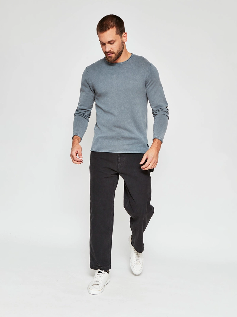 SWEATER HOMBRE BARBADOS BÁSICO LAVADO - 4