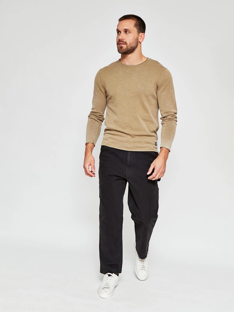 SWEATER HOMBRE BARBADOS BÁSICO LAVADO - 4