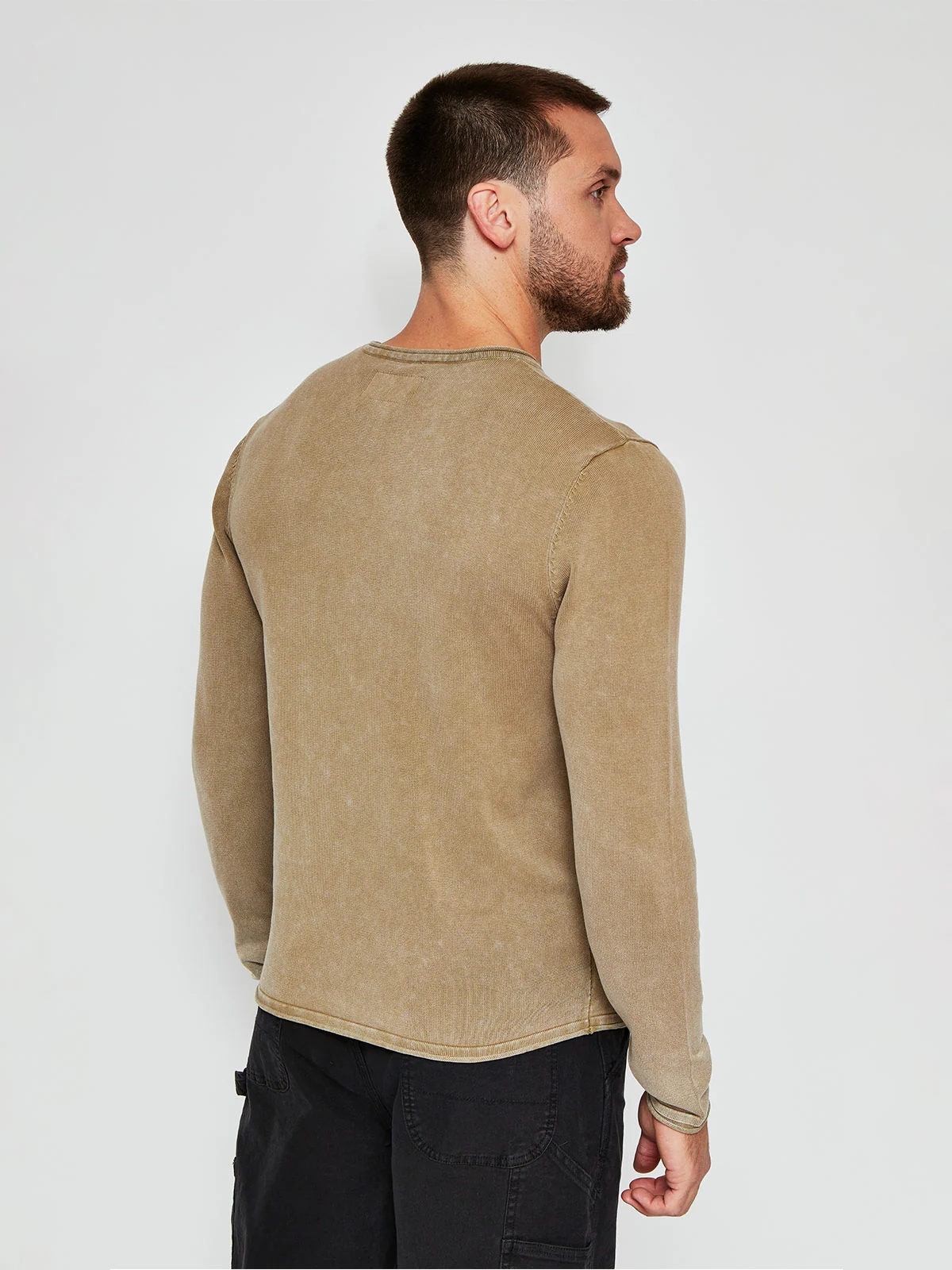 SWEATER HOMBRE BARBADOS BÁSICO LAVADO - 2
