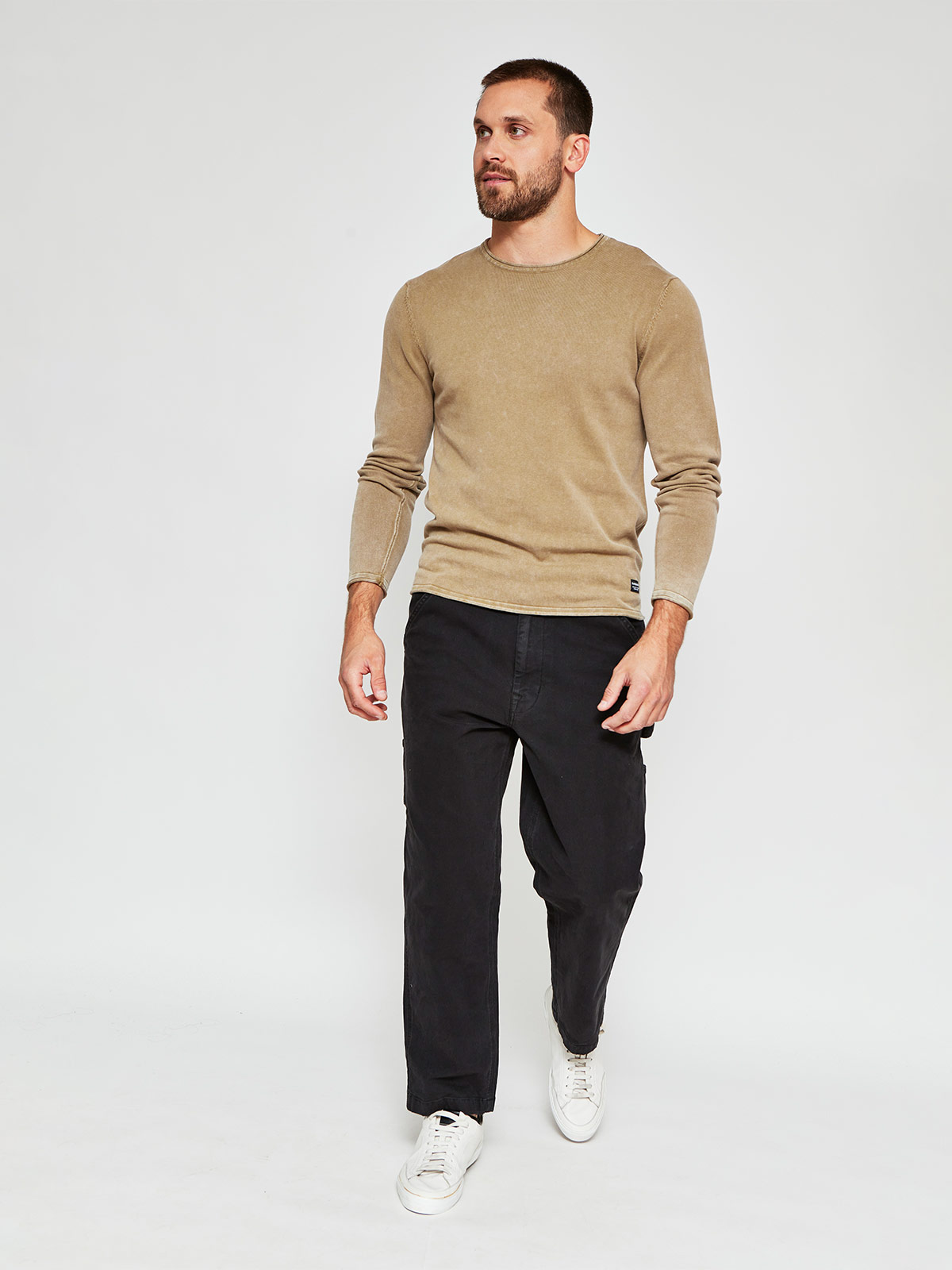 SWEATER HOMBRE BARBADOS BÁSICO LAVADO - 4