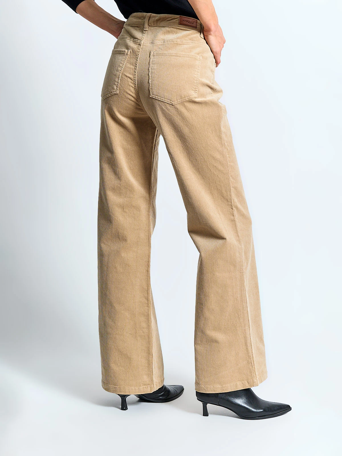 PANTALÓN MUJER MARQUIS ALGODÓN COTELÉ WIDE LEG - 3