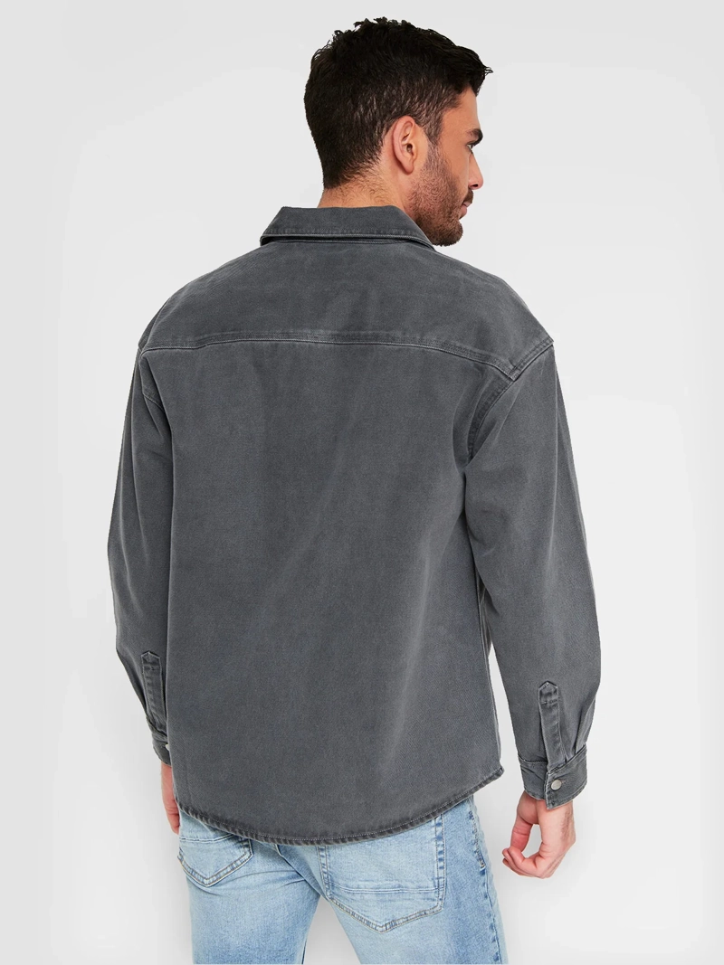 SOBRECAMISA HOMBRE BARBADOS ALGODÓN MANGA LARGA DENIM - 2