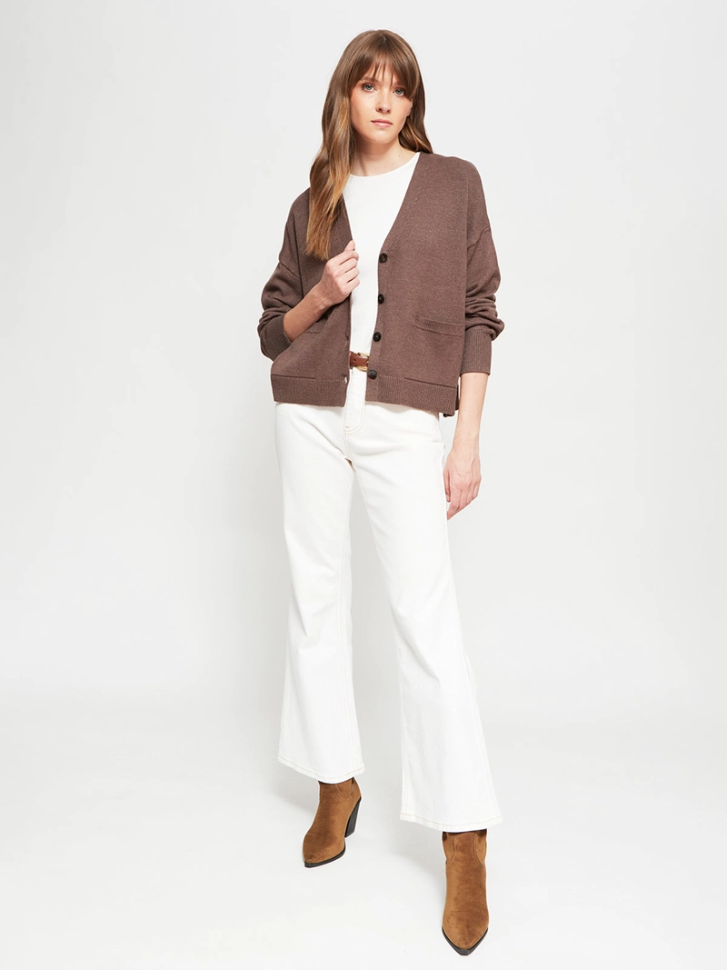 CARDIGAN MUJER REGATTA ESPALDA EN V - 4