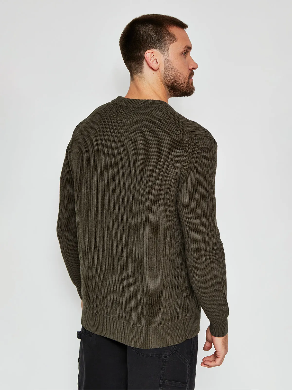 SWEATER HOMBRE BARBADOS ALGODÓN CUELLO REDONDO - 2