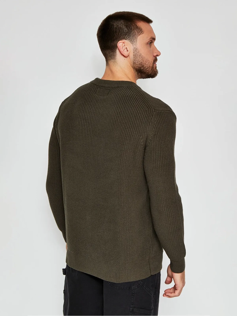SWEATER HOMBRE BARBADOS ALGODÓN CUELLO REDONDO - 2