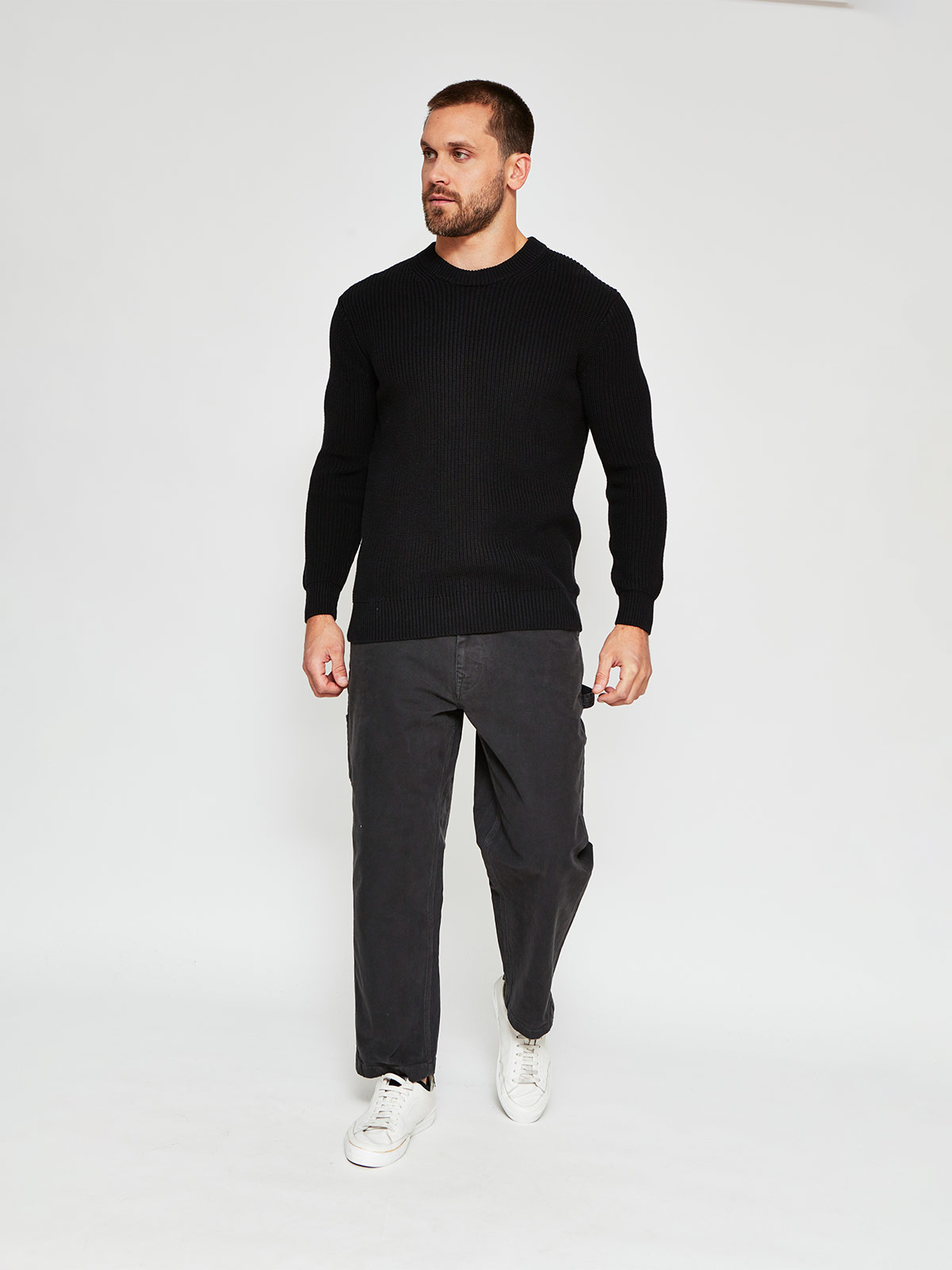 SWEATER HOMBRE BARBADOS ALGODÓN CUELLO REDONDO - 4