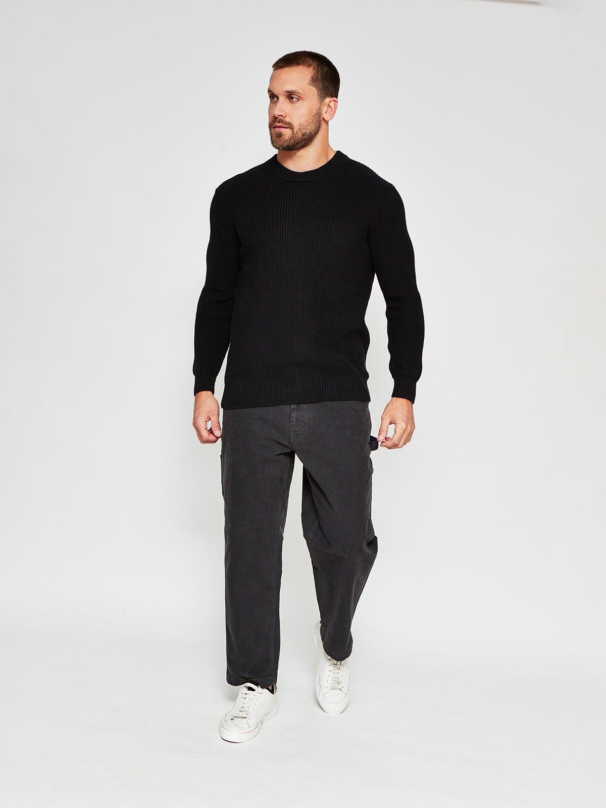SWEATER HOMBRE BARBADOS ALGODÓN CUELLO REDONDO - 4