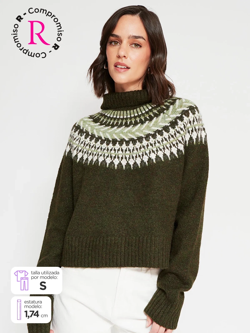 SWEATER MUJER MARQUIS JACQUARD - 2