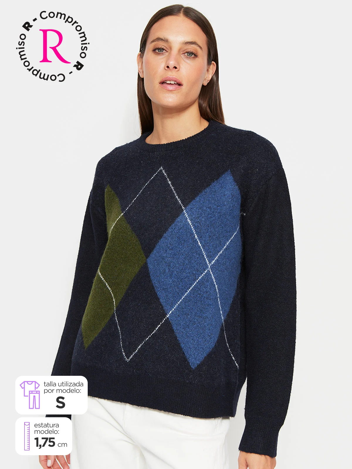SWEATER MUJER MARQUIS ROMBOS - 1