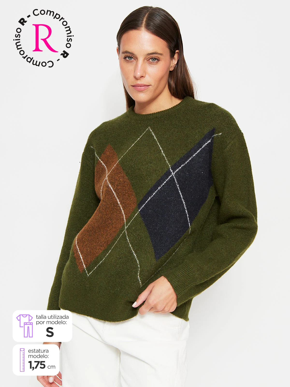 SWEATER MUJER MARQUIS ROMBOS - 1