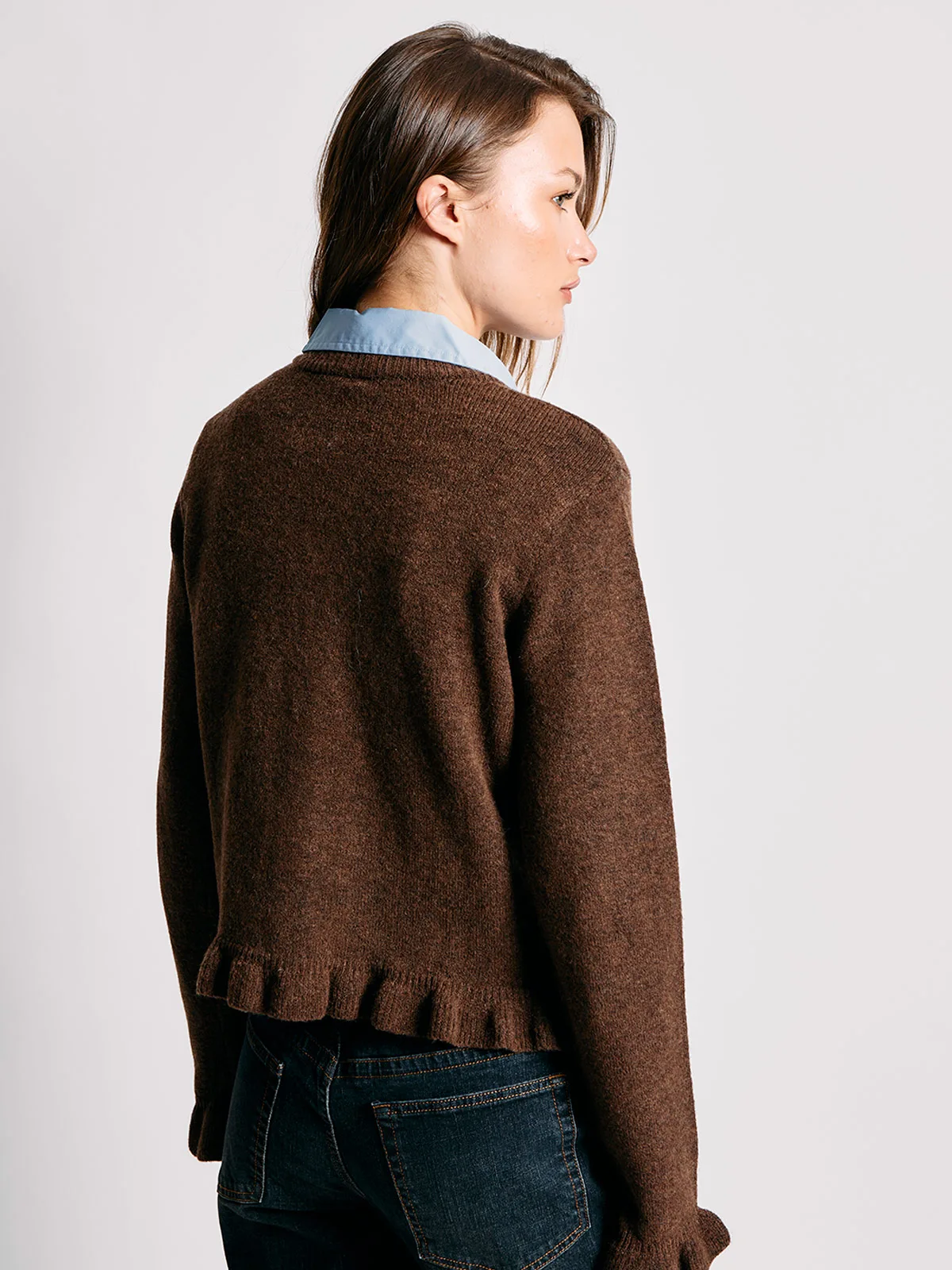 CARDIGAN MUJER INDEX CUELLO EN V - 2