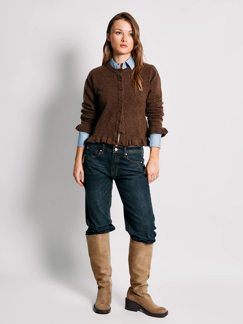 CARDIGAN MUJER INDEX CUELLO EN V - 4