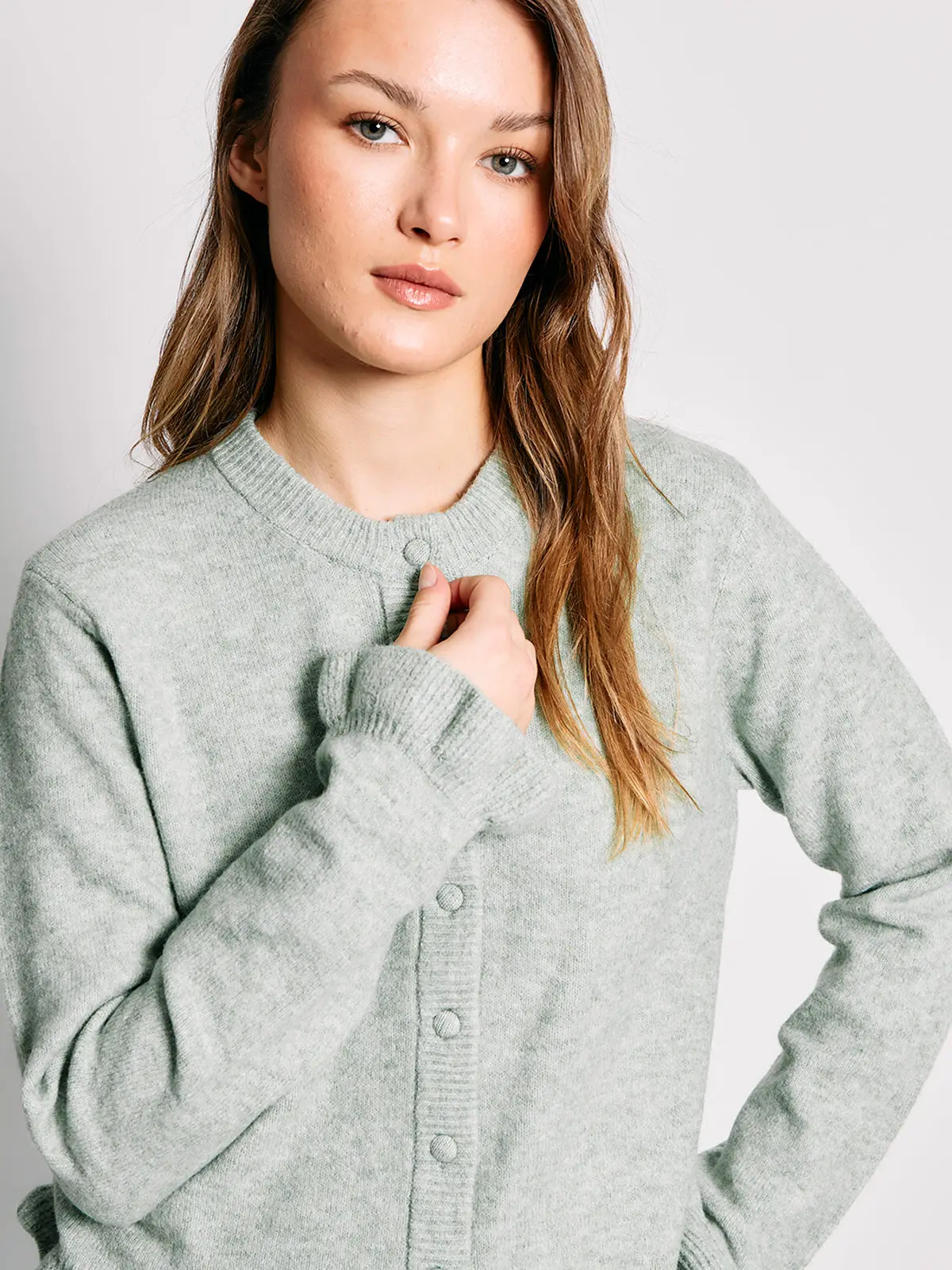 CARDIGAN MUJER INDEX CUELLO EN V - 3