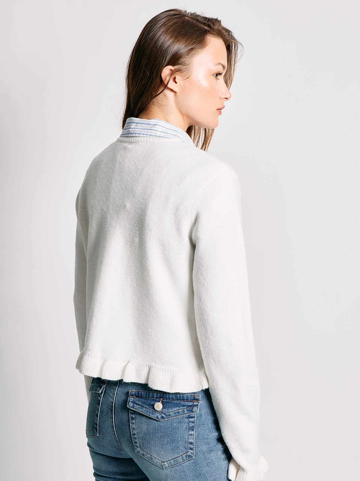 CARDIGAN MUJER INDEX CUELLO EN V - 2