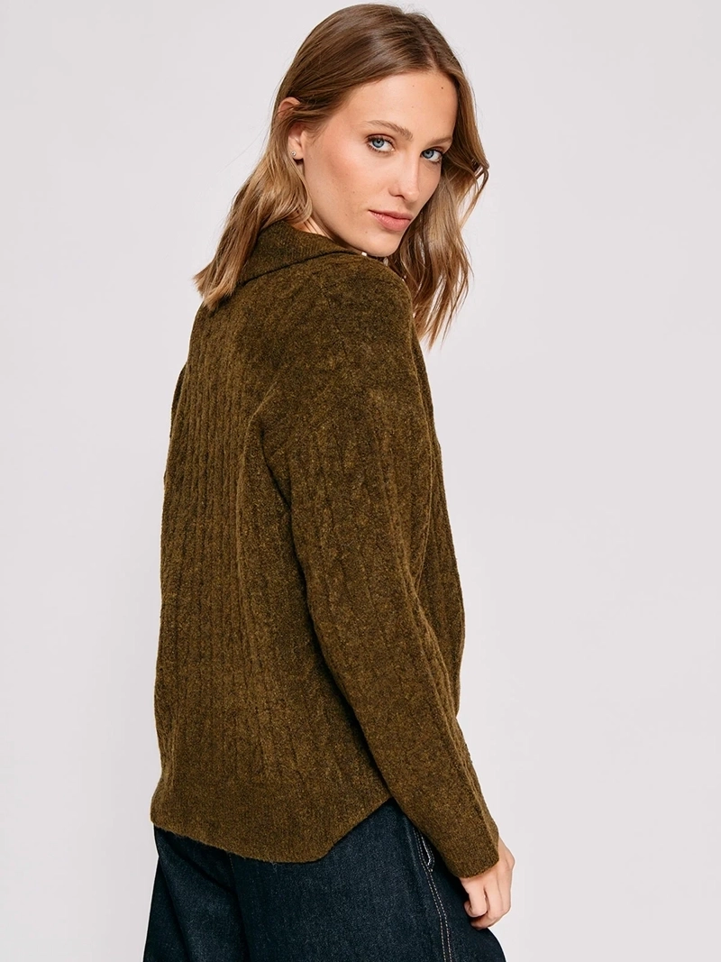 SWEATER MUJER MARQUIS CUELLO POLO - 2