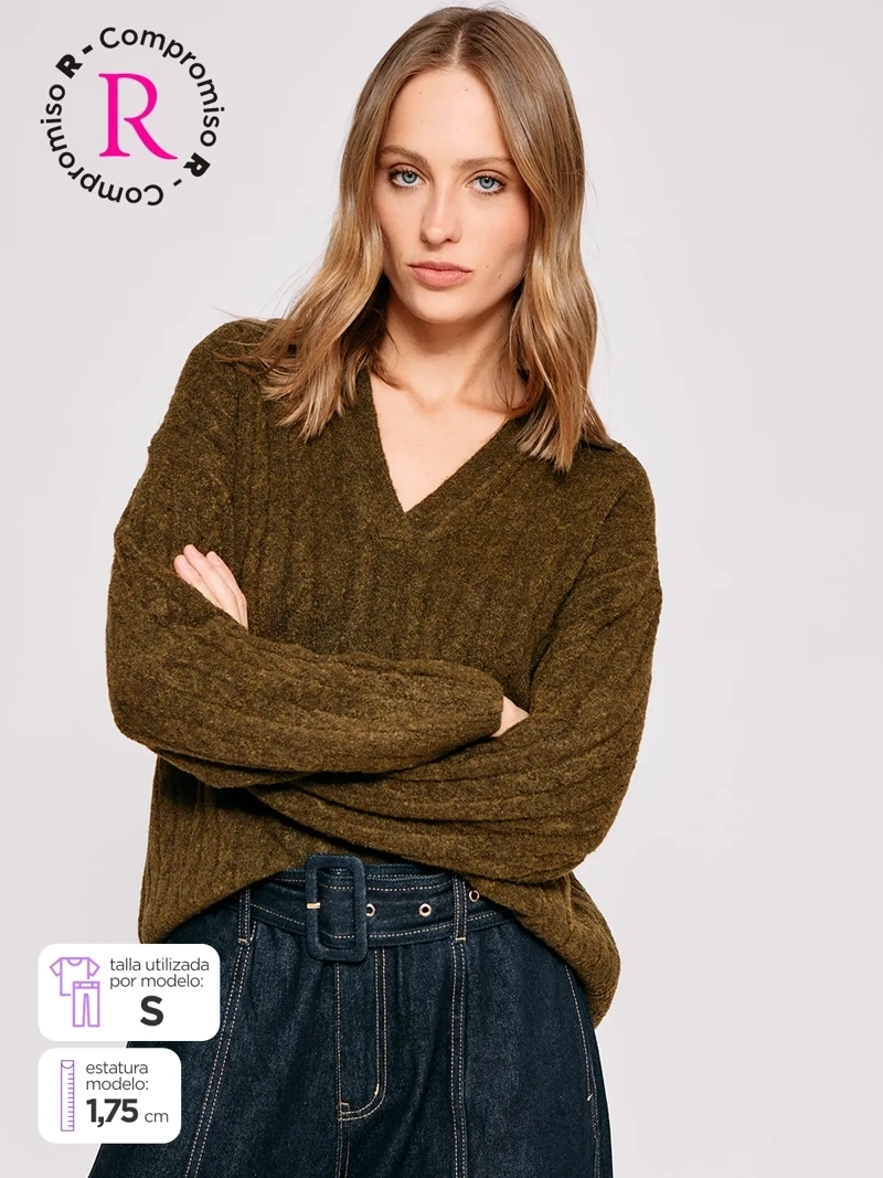 SWEATER MUJER MARQUIS CUELLO POLO - 1