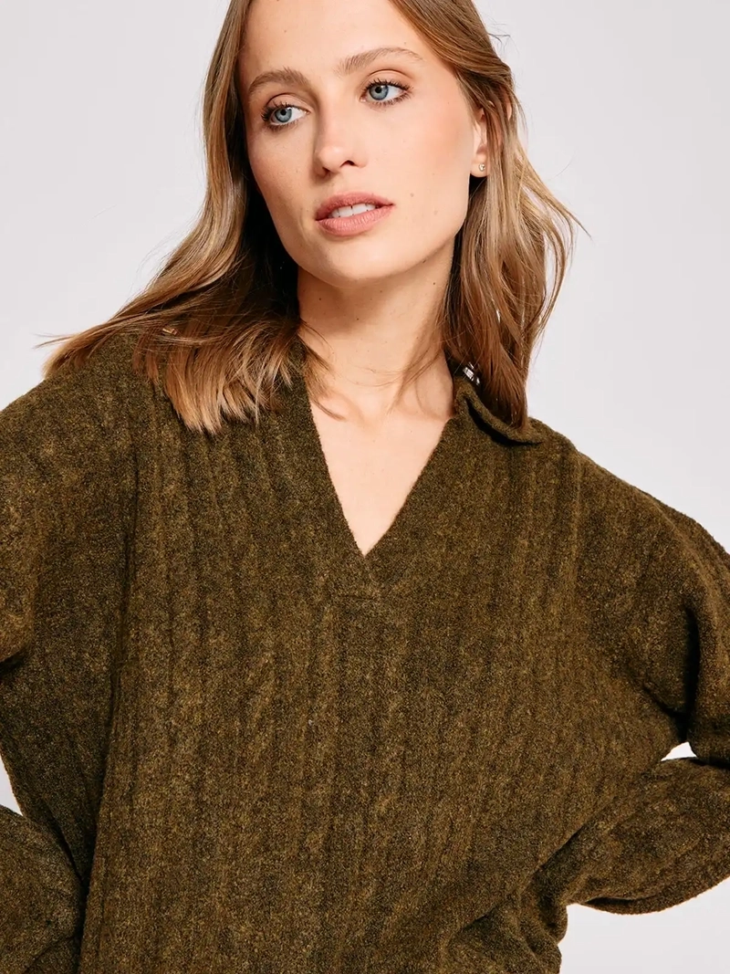 SWEATER MUJER MARQUIS CUELLO POLO - 3