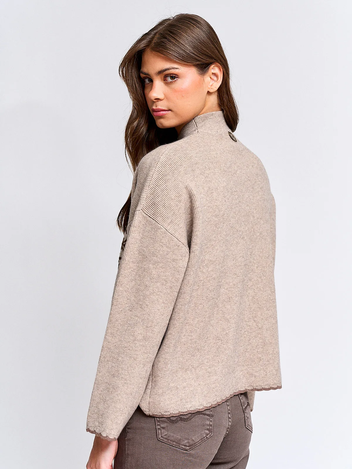 SWEATER MUJER TATIENNE CUELLO REDONDO ESTAMPADO - 2