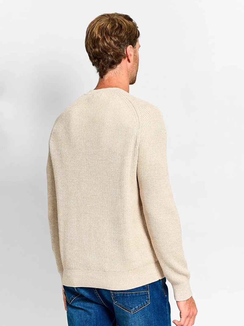 SWEATER HOMBRE CACHAREL ALGODÓN CUELLO REDONDO - 2