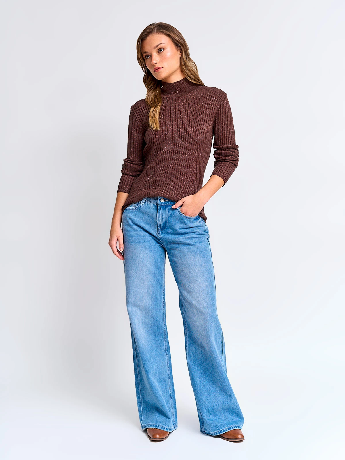 SWEATER MUJER BARBADOS RIB - 4