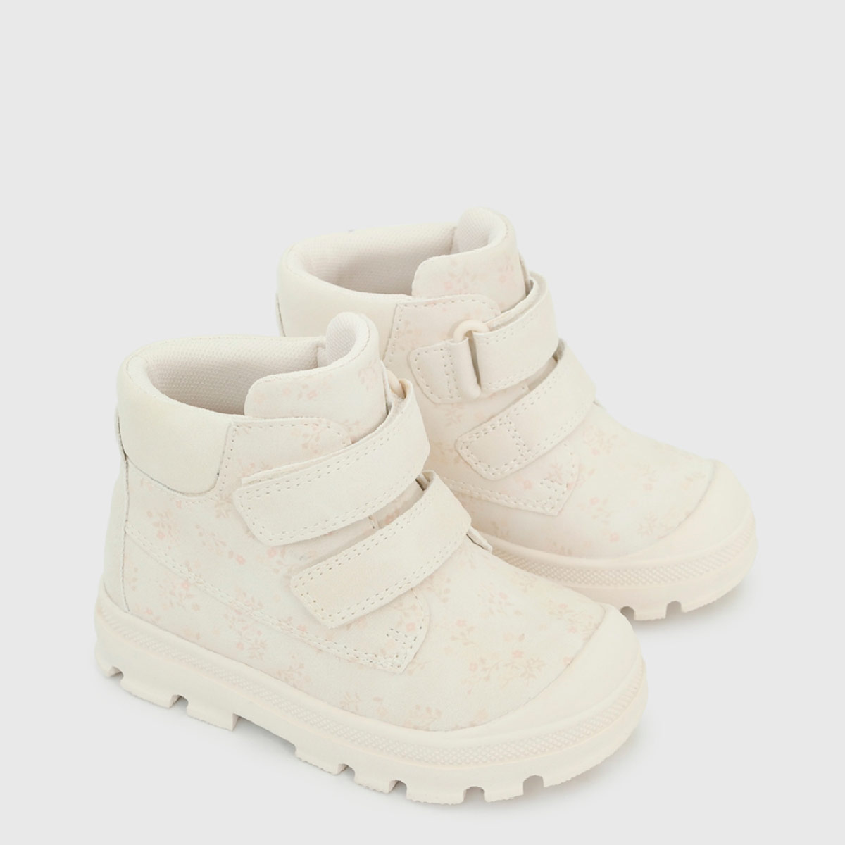 BOTINES NIÑA COLLOKY ESTAMPADOS DOS VELCROS NUDE - 2
