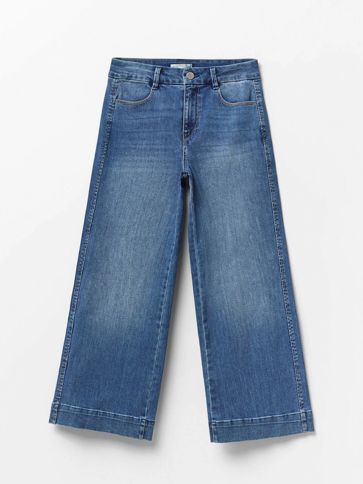 JEANS MUJER SFERA ALGODÓN HIGH RISE CULOTTE - 5