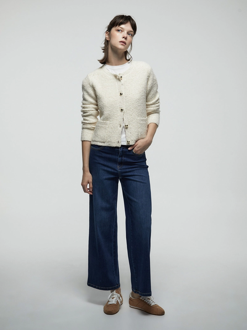 JEANS MUJER SFERA ALGODÓN SLIM CULOTTE - 1
