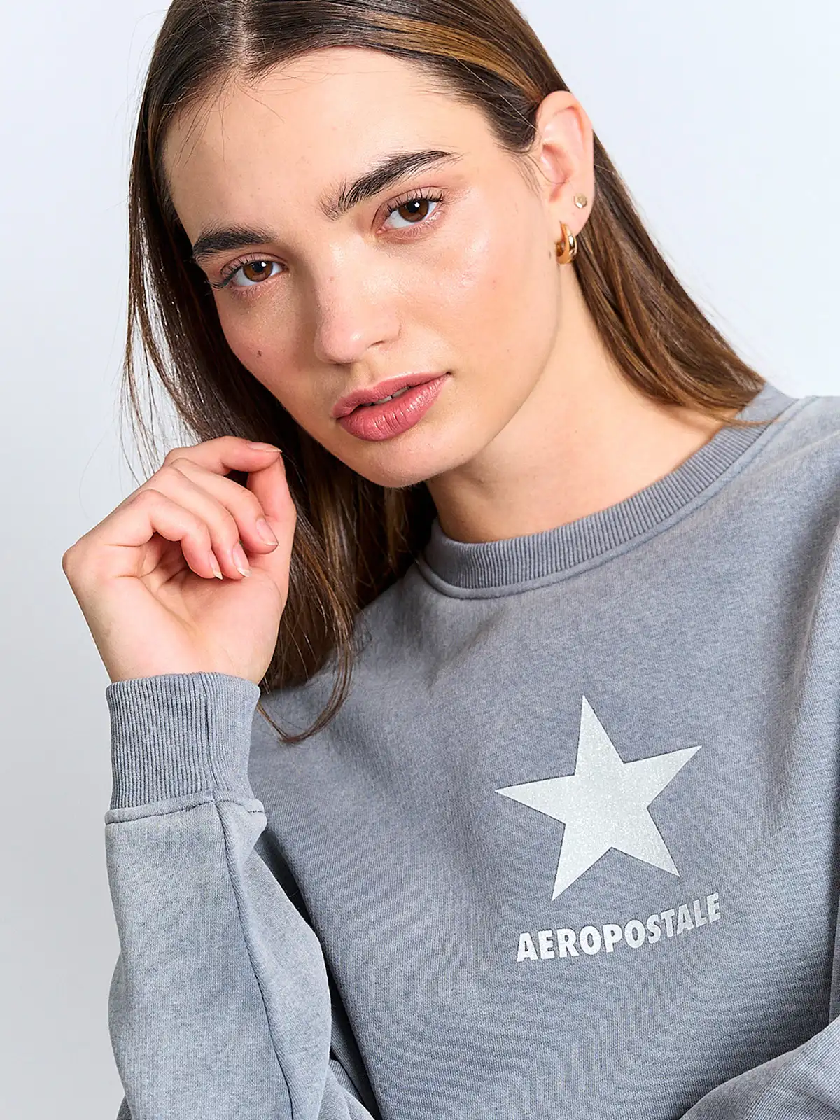 POLERÓN  MUJER AEROPOSTALE ALGODÓN  - 3