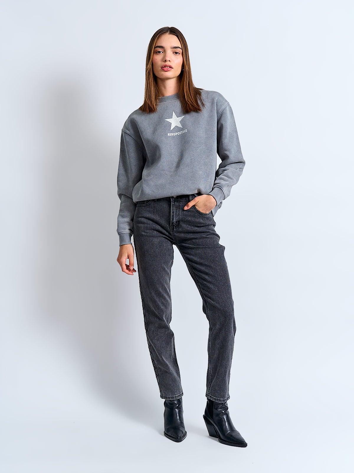 POLERÓN  MUJER AEROPOSTALE ALGODÓN  - 4