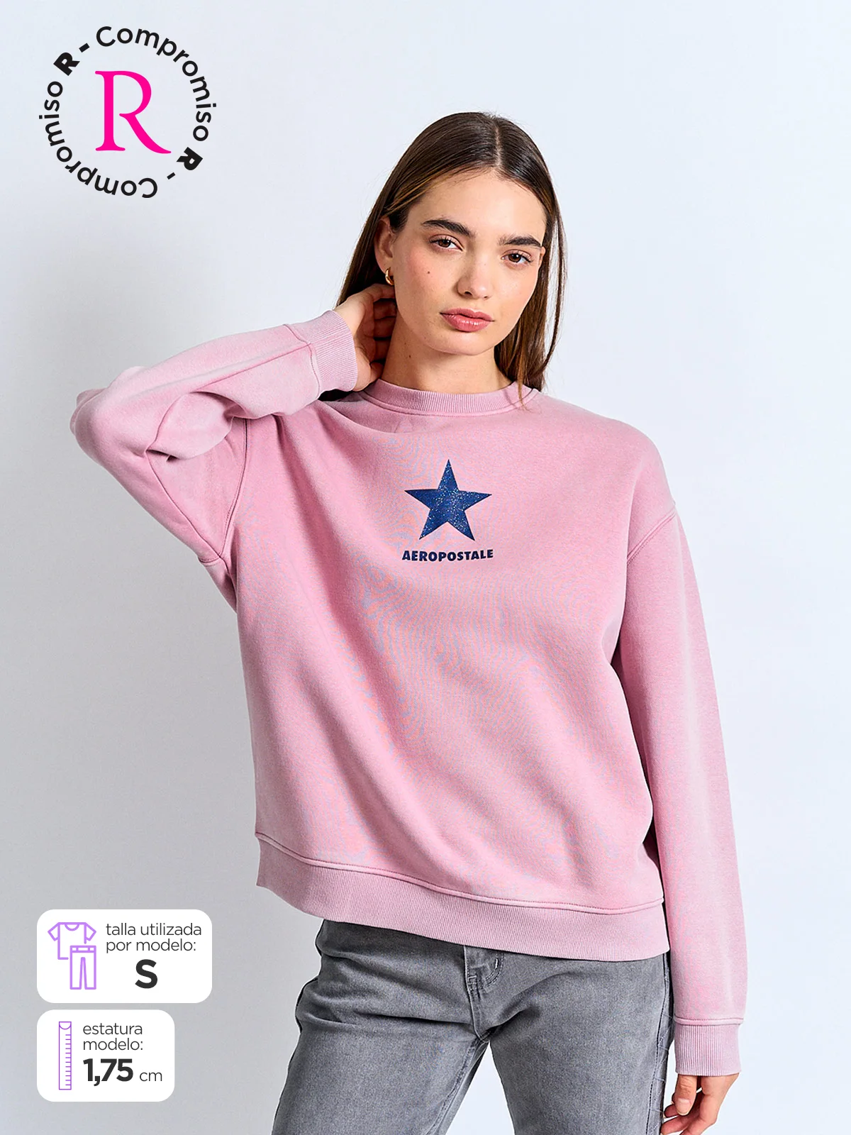 POLERÓN  MUJER AEROPOSTALE ALGODÓN  - 1