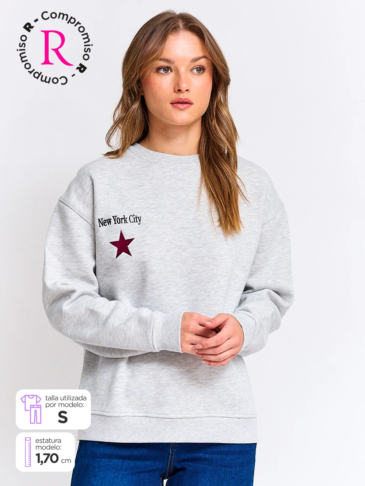 POLERÓN MUJER AEROPOSTALE ALGODÓN  - 1