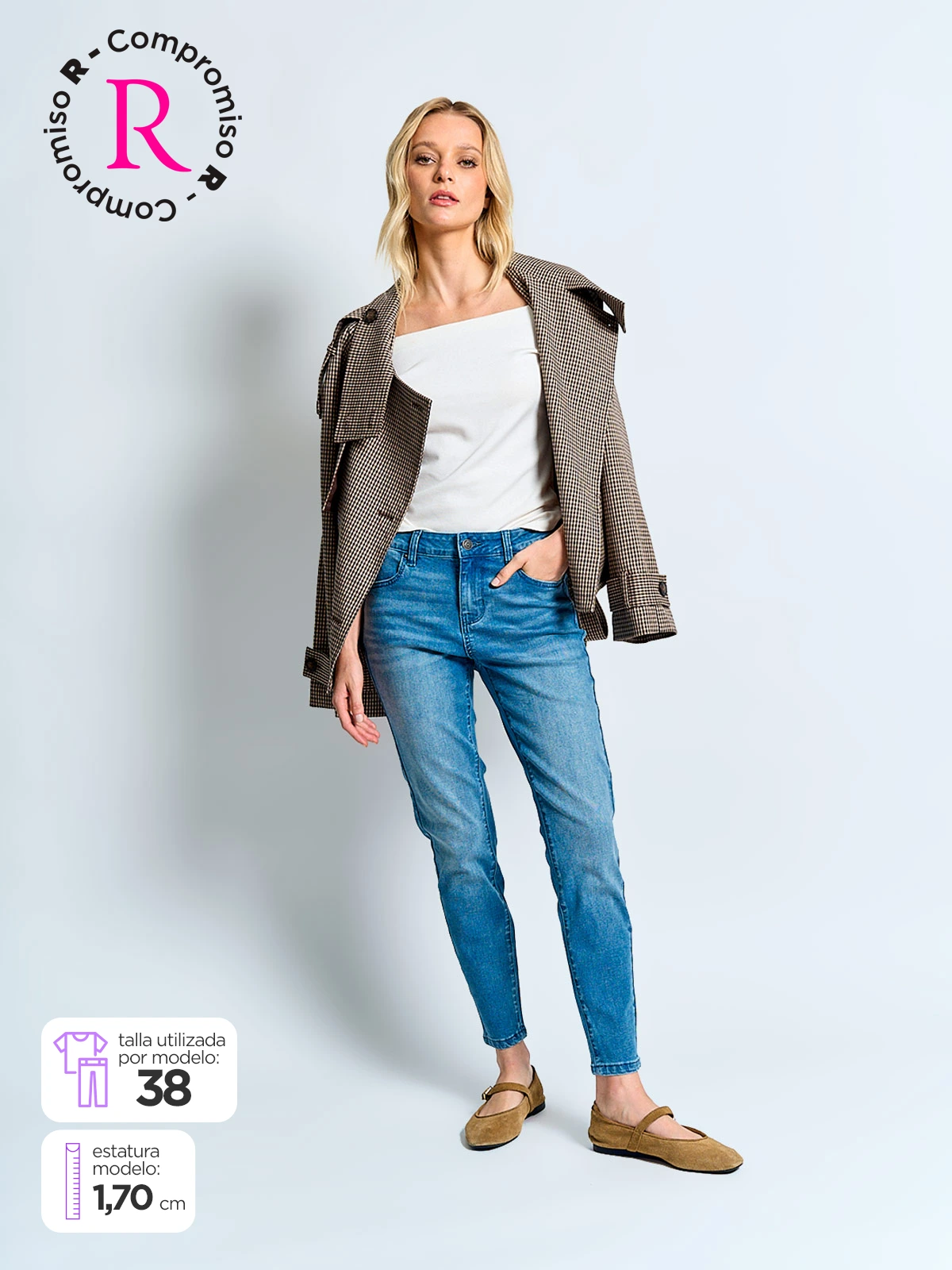 JEANS MUJER AEROPOSTALE ALGODÓN SKINNY - 1