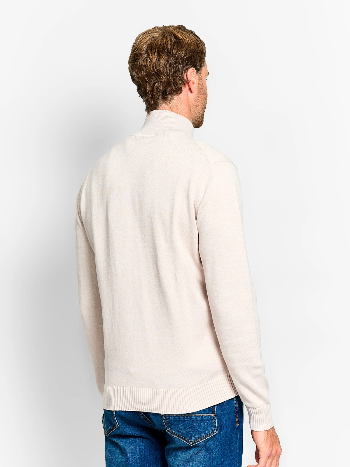 SWEATER HOMBRE CACHAREL ALGODÓN FULL ZIPPER - 2