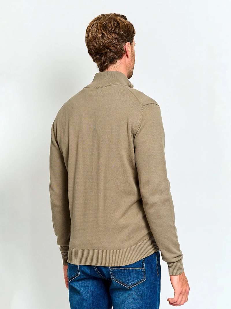 SWEATER HOMBRE CACHAREL ALGODÓN FULL ZIPPER - 2